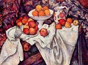 Stilleben mit apfeln und Orangen Paul Cezanne